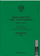 Orzecznictwo Sądu Najwyższego. Izba Cywilna  Orzecznictwo Sądu Najwyższego. Izba Cywilna