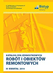 Katalog cen jednostkowych robót i obiektów, 