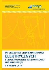 Informacyjny cennik MATERIAŁÓW ELEKTRYCZNYCH, stawek robocizny,  Informacyjny cennik MATERIAŁÓW ELEKTRYCZNYCH, stawek robocizny,