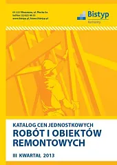 Katalog cen jednostkowych robót i obiektów, 