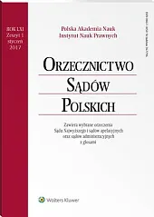 Orzecznictwo Sądów Polskich 
