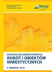 Katalog cen jednostkowych robót i obiektów,  Katalog cen jednostkowych robót i obiektów,