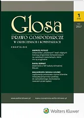 Glosa - Prawo Gospodarcze w Orzeczeniach, 