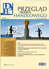 Przegląd Prawa Handlowego  Przegląd Prawa Handlowego