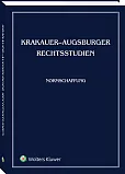 Krakauer-Augsburger Rechtsstudien. Normschaffung Krakauer-Augsburger Rechtsstudien. Normschaffung