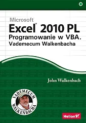Excel 2010 PL Programowanie w VBA Vademecum Walkenbacha
