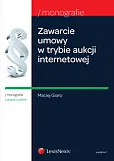 Zawarcie umowy w trybie aukcji internetowej Zawarcie umowy w trybie aukcji internetowej