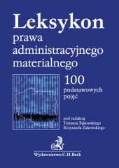 Leksykon prawa administracyjnego materialnego Leksykon prawa administracyjnego materialnego