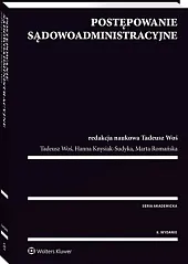 Postępowanie sądowoadministracyjneHanna Knysiak-Sudyka