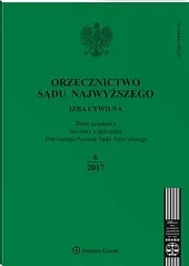 Orzecznictwo Sądu Najwyższego. Izba Cywilna 