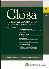 Glosa - Prawo Gospodarcze w Orzeczeniach, 
