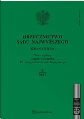 Orzecznictwo Sądu Najwyższego. Izba Cywilna 