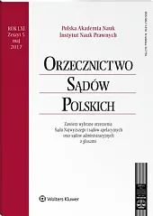 Orzecznictwo Sądów Polskich 