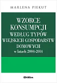 Wzorce konsumpcji według typów wiejskich gospodarstw domowych w latach 2004-2014 Wzorce konsumpcji według typów wiejskich gospodarstw domowych w latach 2004-2014