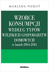 Wzorce konsumpcji według typów wiejskich gospodarstw domowych w latach 2004-2014