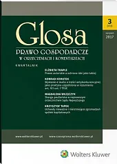 Glosa - Prawo Gospodarcze w Orzeczeniach, 