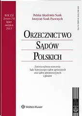 Orzecznictwo Sądów Polskich 