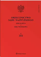 Orzecznictwo Sądu Najwyższego. Izba Karna  Orzecznictwo Sądu Najwyższego. Izba Karna
