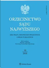 Orzecznictwo Sądu Najwyższego. Izba Pracy i, 