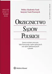 Orzecznictwo Sądów Polskich 