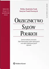 Orzecznictwo Sądów Polskich 