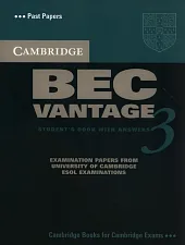 Cambridge BEC Vantage 3 Student's Book,