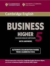 Cambridge English Business Higher 5 Student's Book with Answers