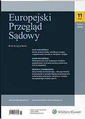 Europejski Przegląd Sądowy  Europejski Przegląd Sądowy