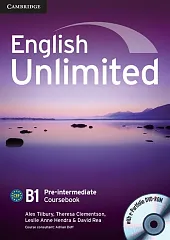 English Unlimited Pre-intermediate Coursebook + DVDAlex Tilbury