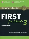 Cambridge English First for Schools 3 with answers