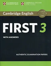 Cambridge English First 3 with answers