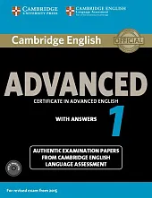Cambridge English Advanced 1 Authentic examination papers with answers + 2CD