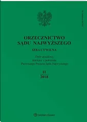 Orzecznictwo Sądu Najwyższego. Izba Cywilna  Orzecznictwo Sądu Najwyższego. Izba Cywilna