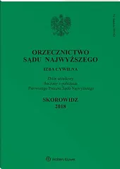 Orzecznictwo Sądu Najwyższego. Izba Cywilna 