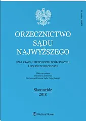 Orzecznictwo Sądu Najwyższego. Izba Pracy i, 