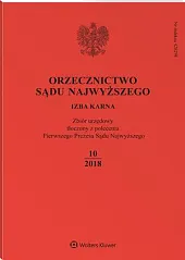 Orzecznictwo Sądu Najwyższego. Izba Karna 