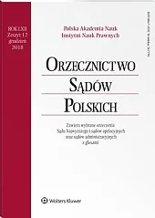 Orzecznictwo Sądów Polskich 