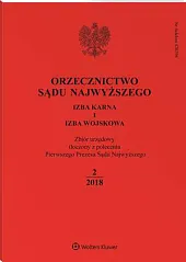Orzecznictwo Sądu Najwyższego. Izba Karna 