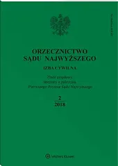 Orzecznictwo Sądu Najwyższego. Izba Cywilna  Orzecznictwo Sądu Najwyższego. Izba Cywilna