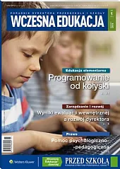 Wczesna Edukacja. Poradnik dyrektora przedszkola i, 