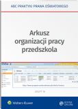 Arkusz organizacji pracy przedszkola