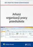 Arkusz organizacji pracy przedszkola Arkusz organizacji pracy przedszkola