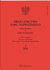 Orzecznictwo Sądu Najwyższego. Izba Karna  Orzecznictwo Sądu Najwyższego. Izba Karna