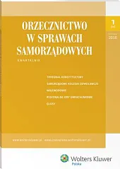 Orzecznictwo w Sprawach Samorządowych  Orzecznictwo w Sprawach Samorządowych