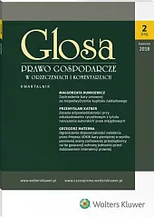Glosa - Prawo Gospodarcze w Orzeczeniach,  Glosa - Prawo Gospodarcze w Orzeczeniach,