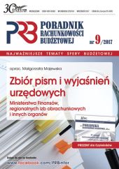 Zbiór pism i wyjaśnień urzędowych Ministerstwa Finansów, regionalnych izb obrachunkowych i innych organów Zbiór pism i wyjaśnień urzędowych Ministerstwa Finansów, regionalnych izb obrachunkowych i innych organów