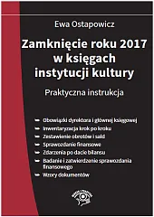 Zamknięcie roku 2017 w księgach instytucji kultury