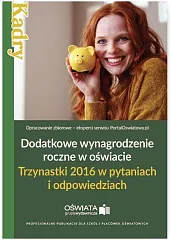 Dodatkowe wynagrodzenie roczne w oświacie
