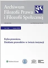 Archiwum Filozofii Prawa i Filozofii Społecznej 
