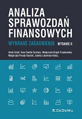 Analiza sprawozdań finansowych Wybrane zagadnienia Analiza sprawozdań finansowych Wybrane zagadnienia